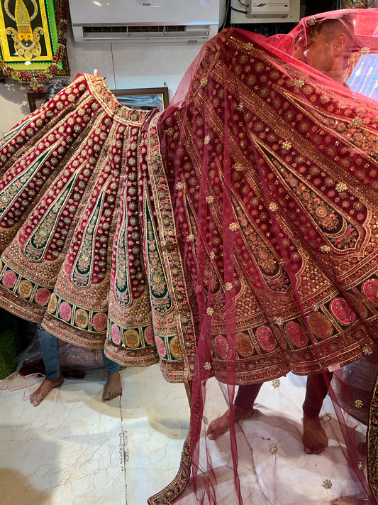 Stunning Red Lehenga