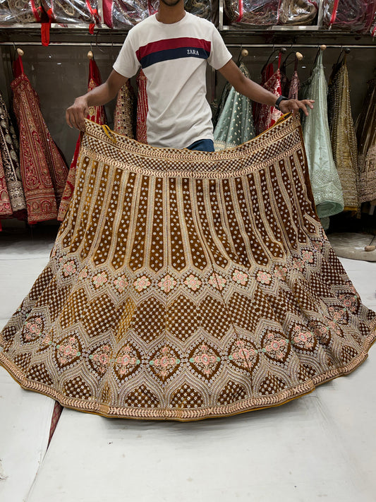 Designer mustard Lehenga 😍