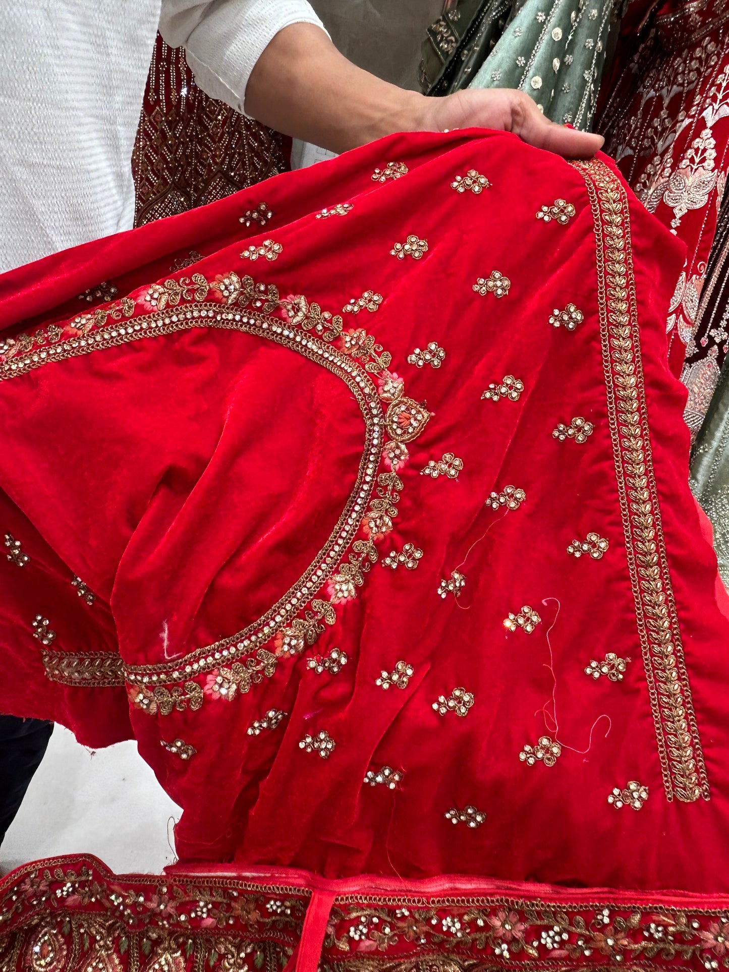 Awesome Red Lehenga 😍