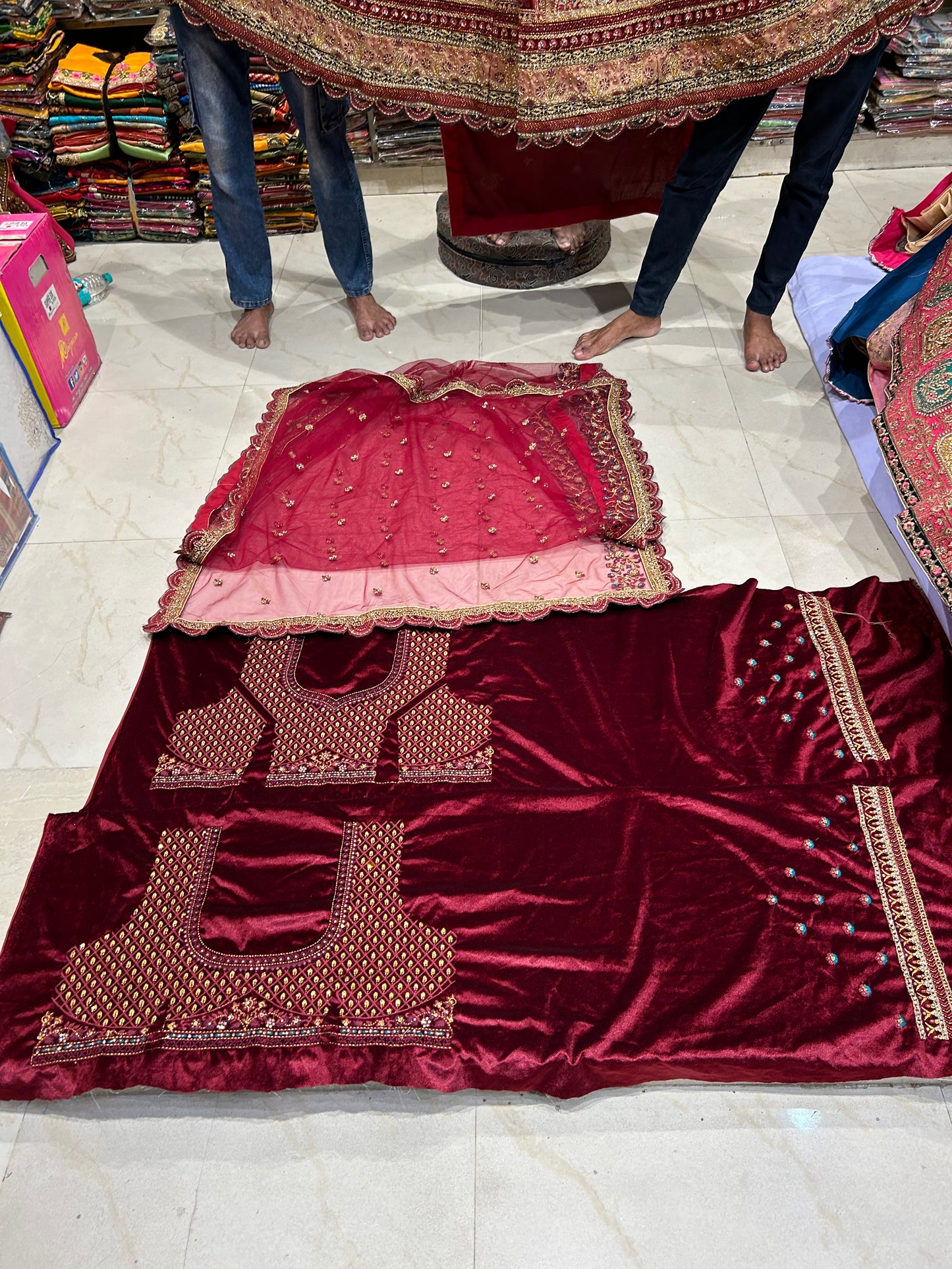 Astonishing Red Lehenga
