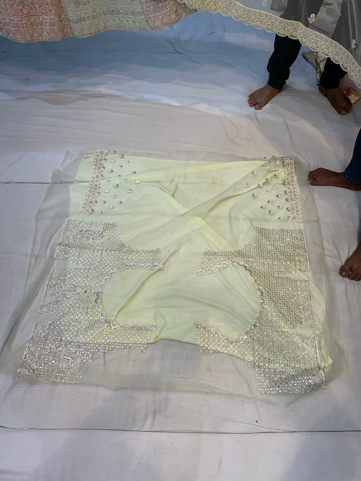 Designer multi color lehenga