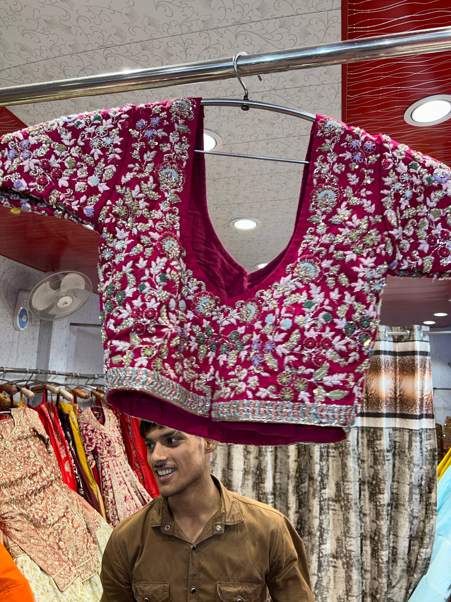 Peacock designer bridal Lehenga