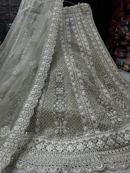 Gorgeous white Designer lehenga