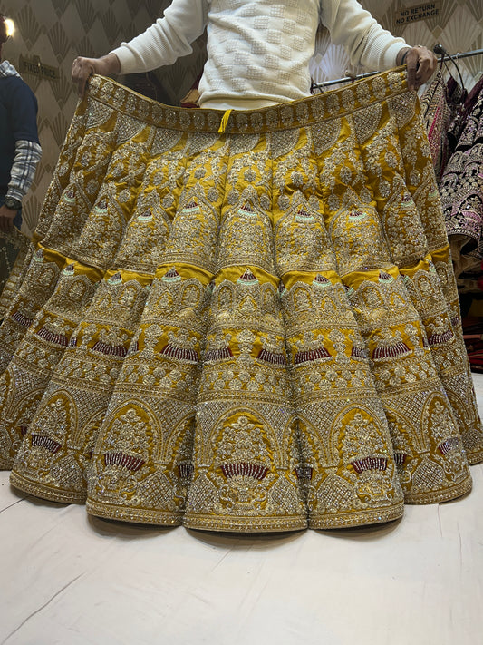 Amazing Golden Lehenga