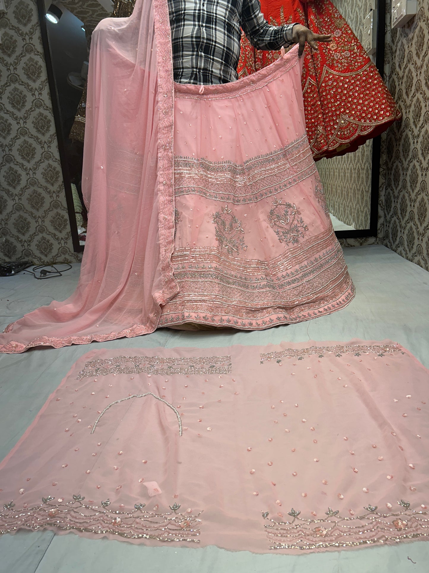 WOW Pink Ponk superb Lehenga