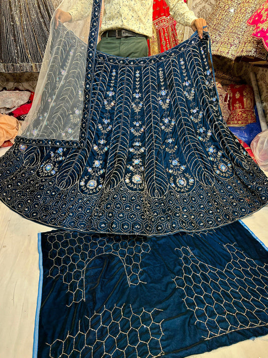Blue fabulous Lehenga