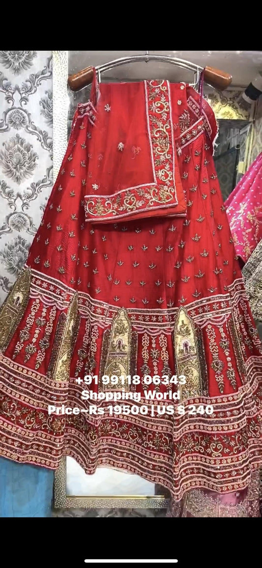 Bridal Handwork Lehenga