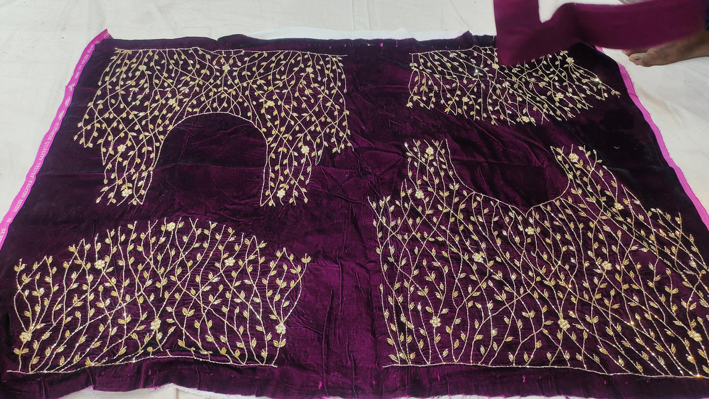 Gorgeous Violet purple lehenga