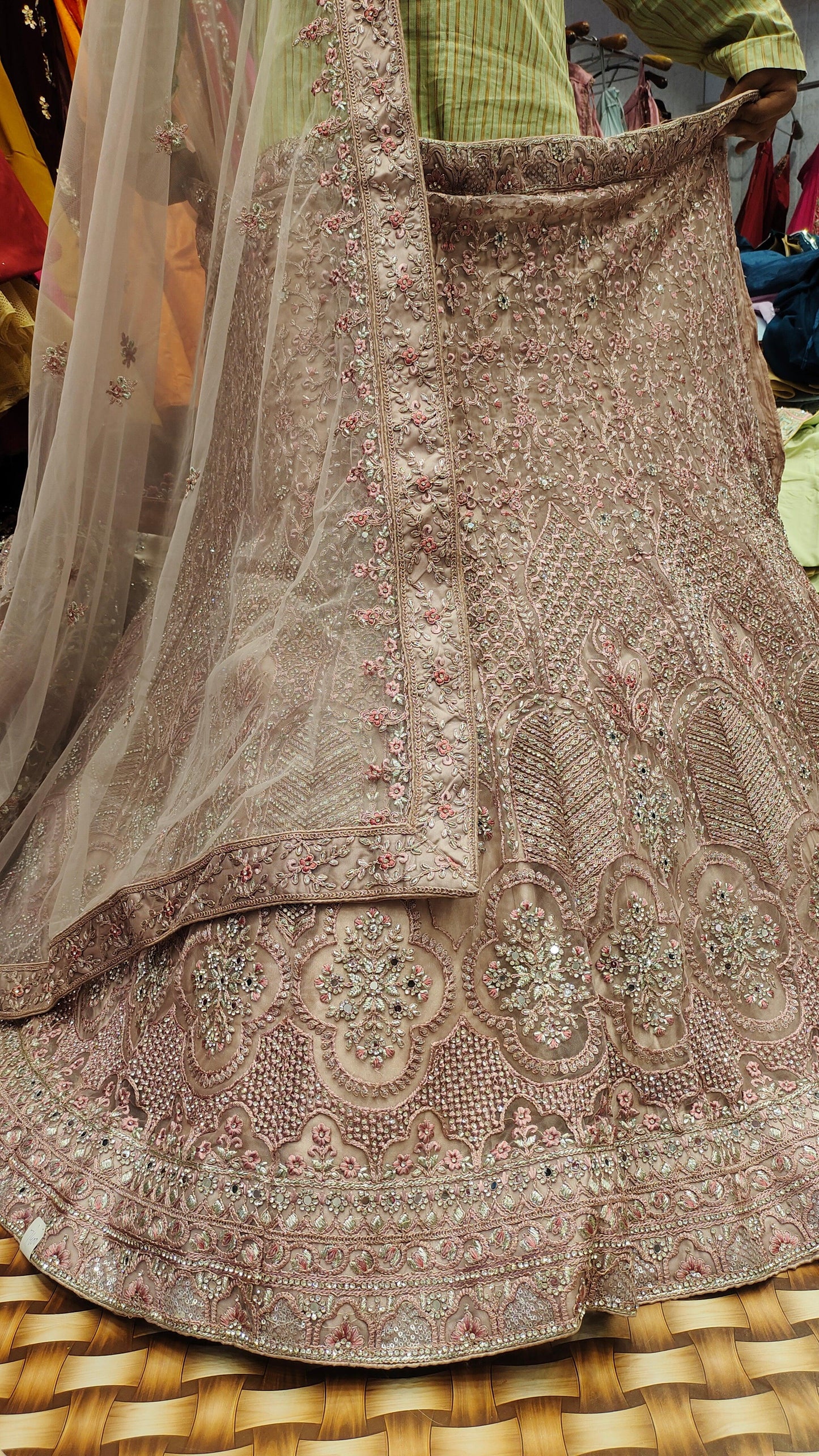 Heavy full work Lehenga