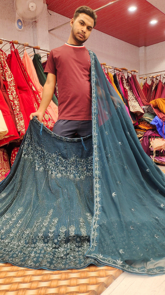 Fabulous Blue Lehenga