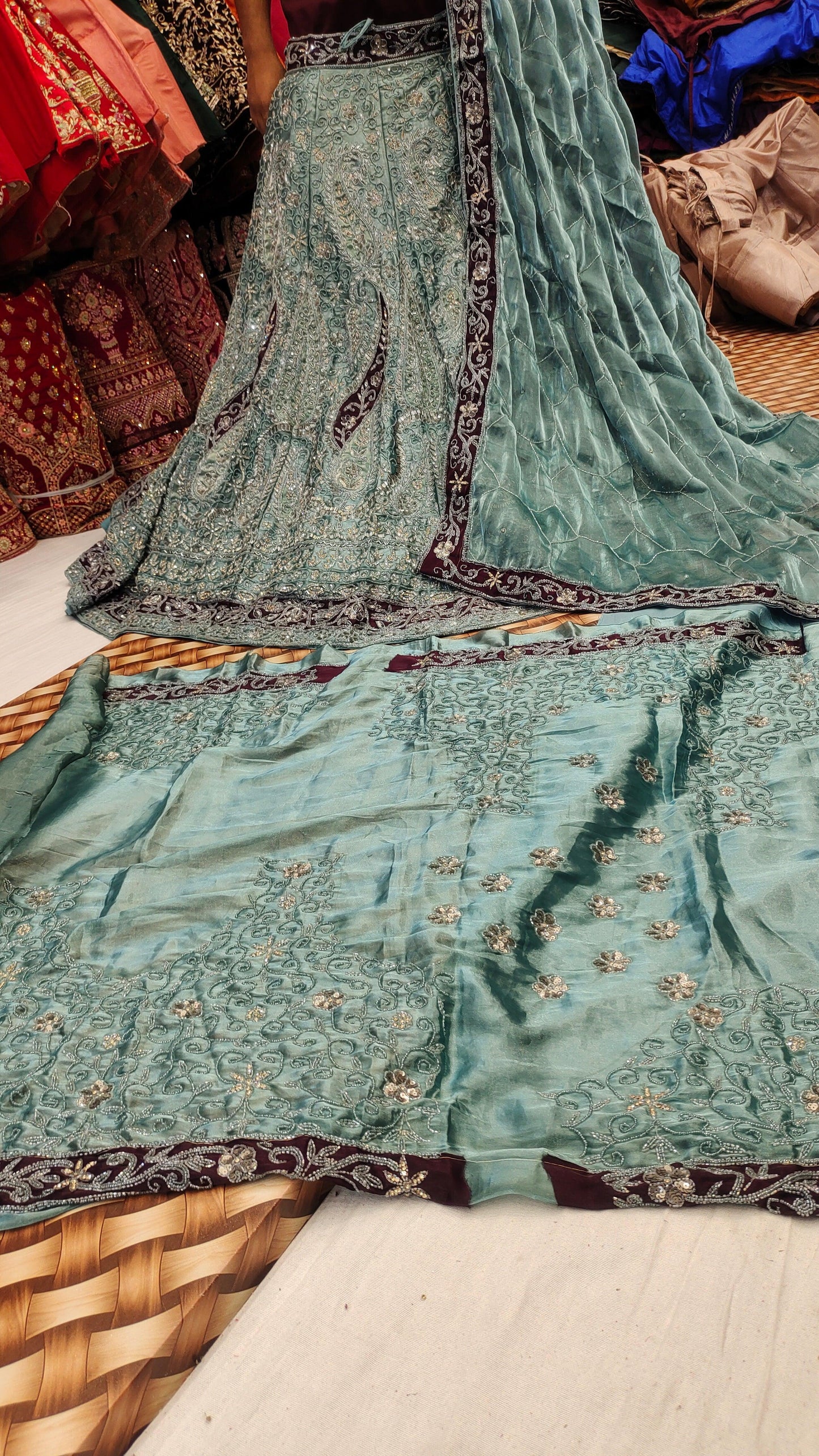 Lehenga de diseñador real