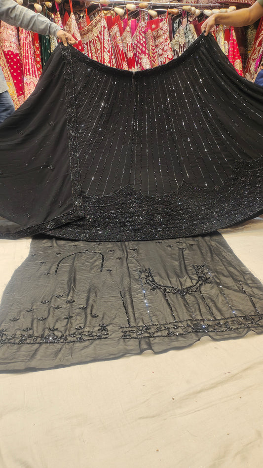 Z black beautiful lehenga