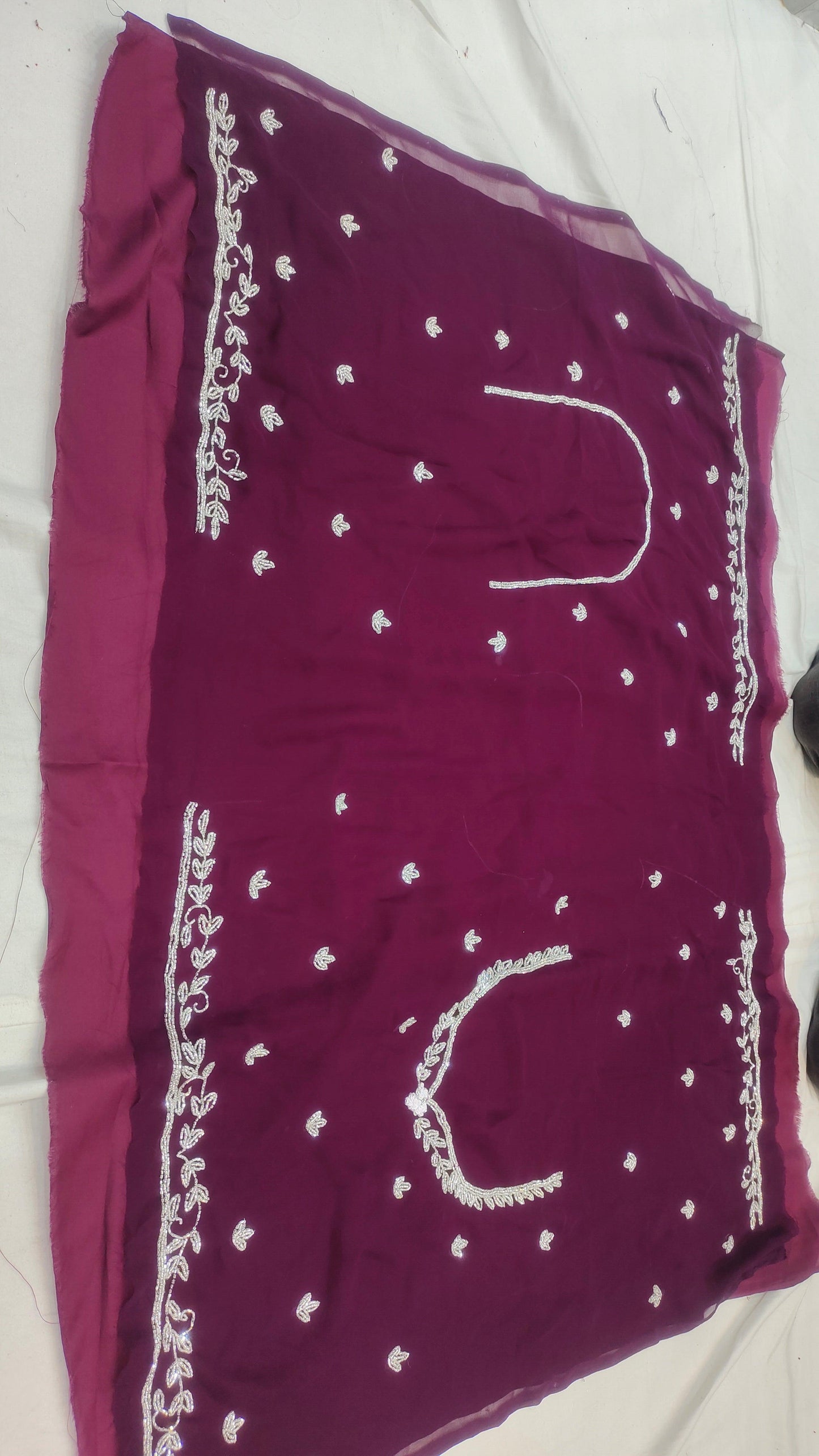 Stunning Purple Violet Lehanga