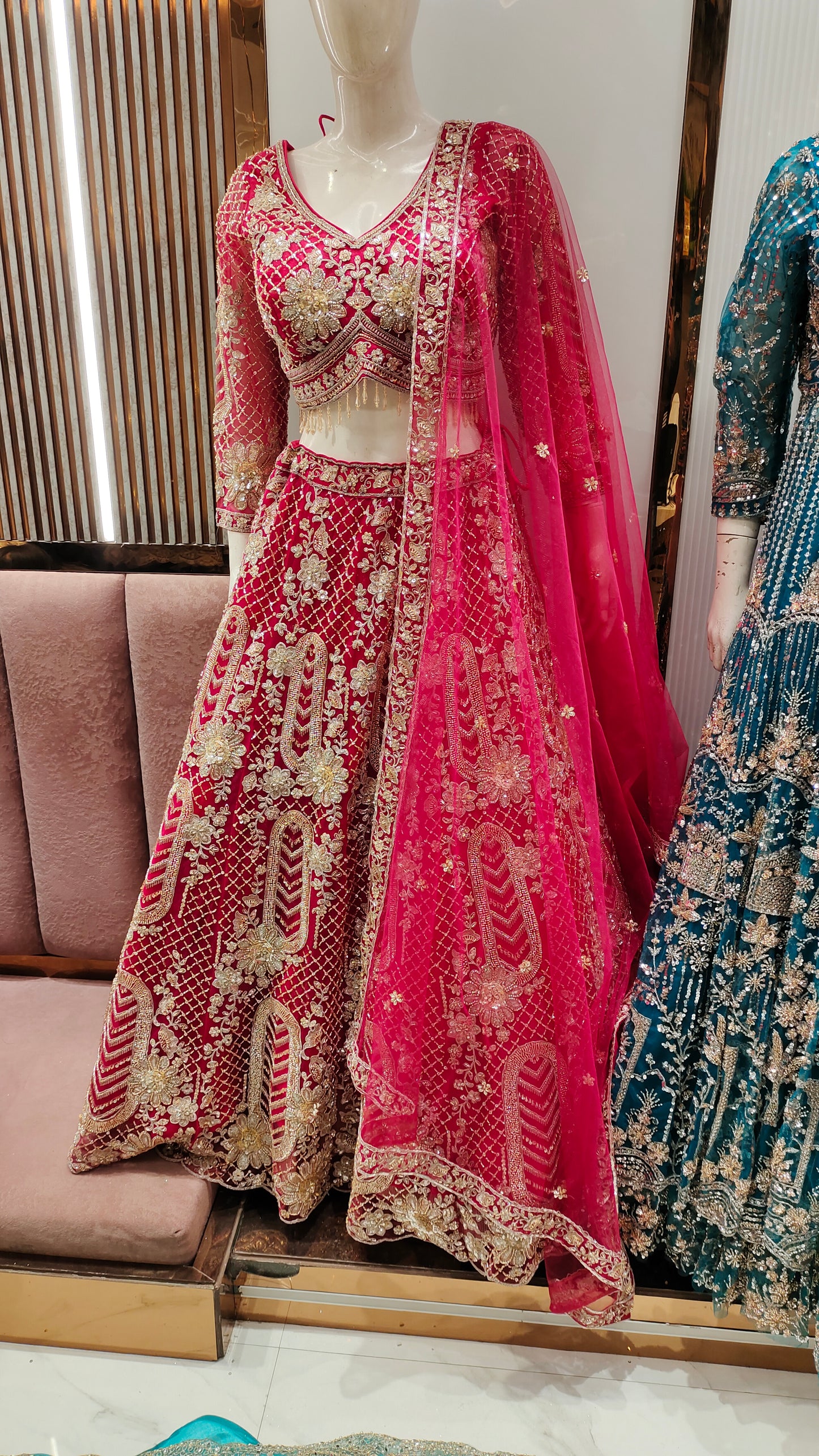 Gorgeous Yellow haldi mehendi Ready to Wear crop top Lehenga