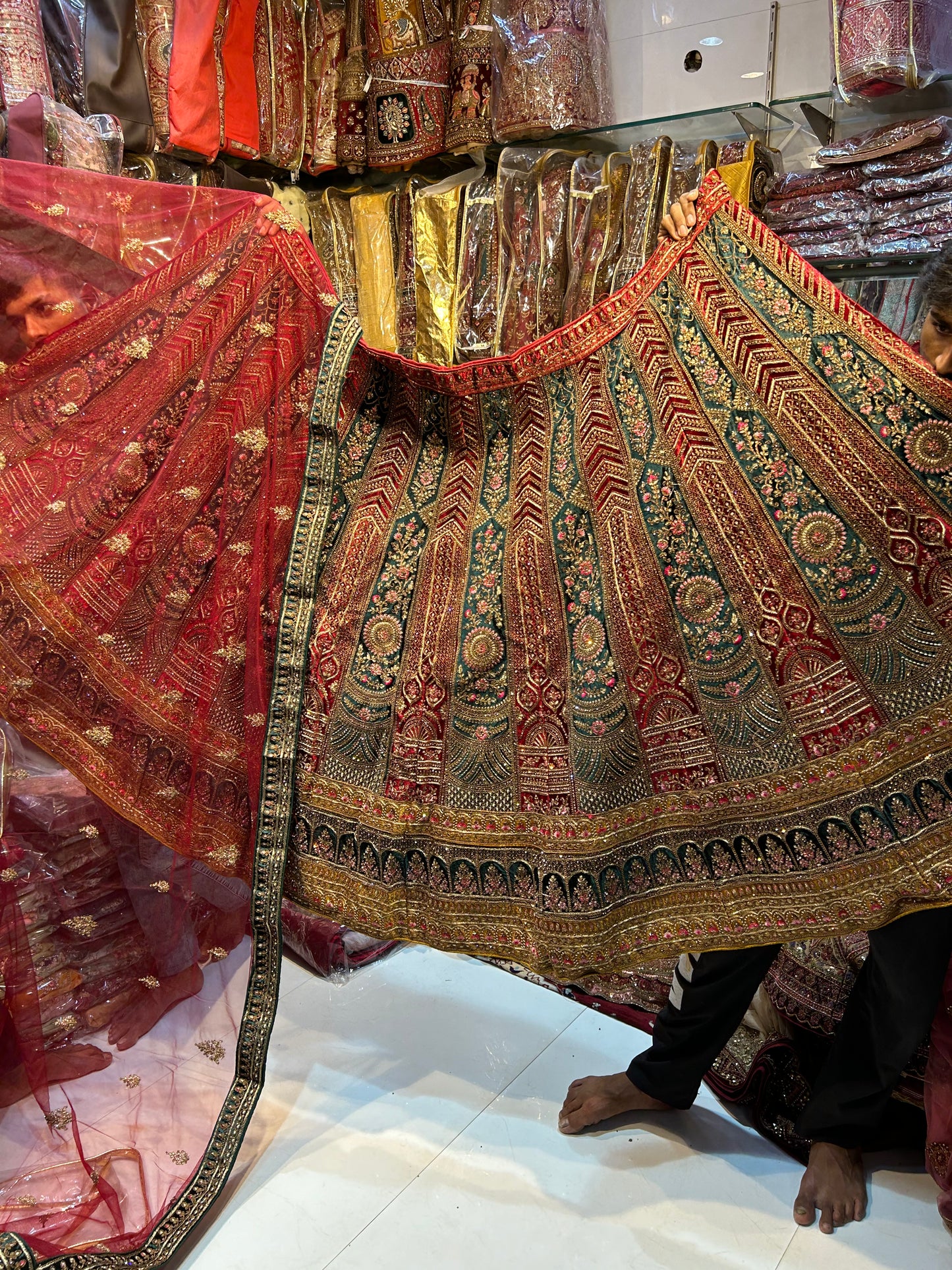 Bridal heavy Designer Lehenga