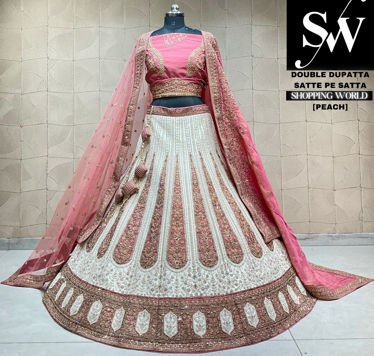 Awesome peach Lehenga