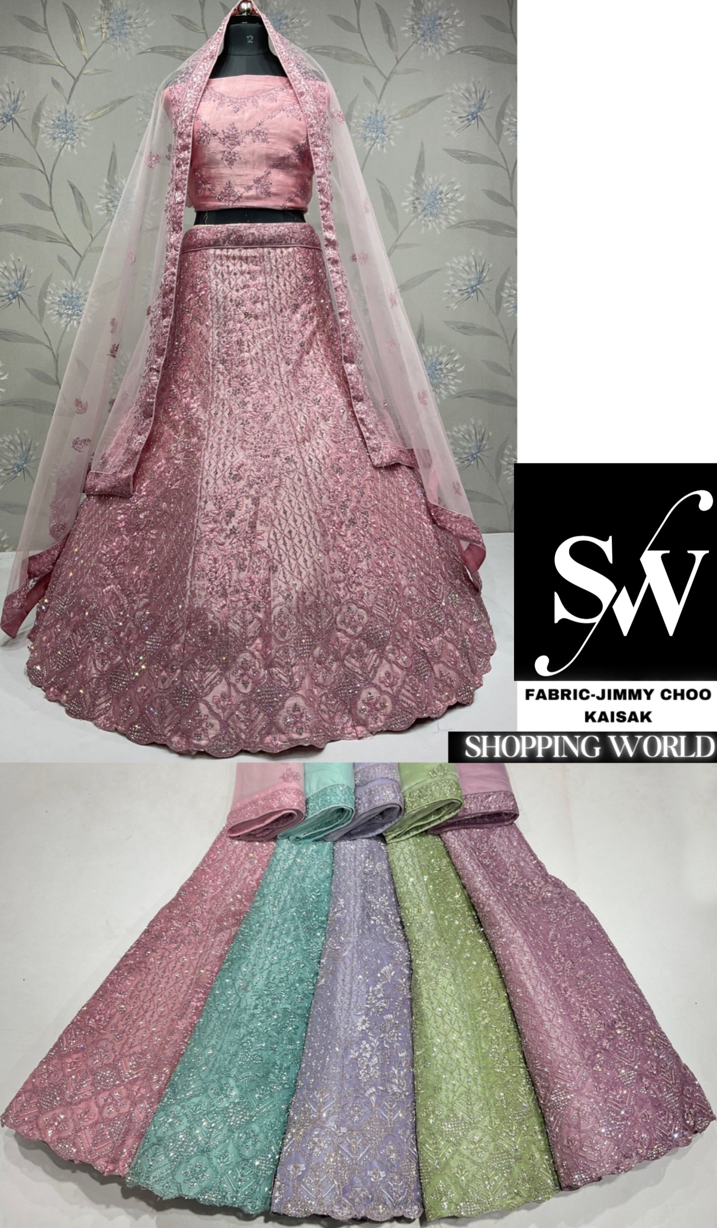 Elegant pink Lehenga