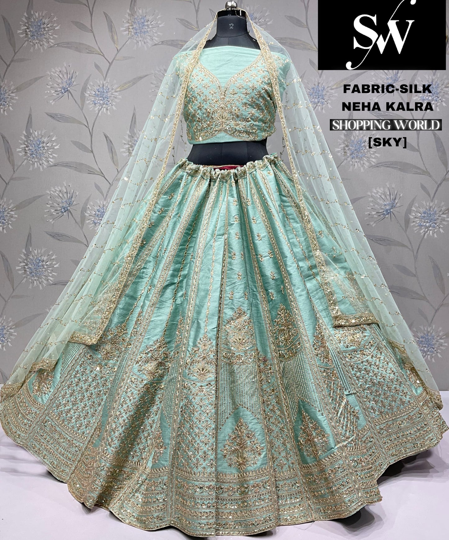 Khoobsurat onion pink Crystal party wear Lehenga