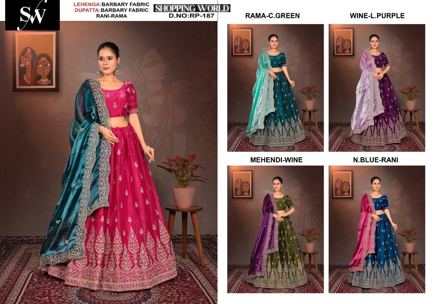 Something different Burberry rama rani Lehenga