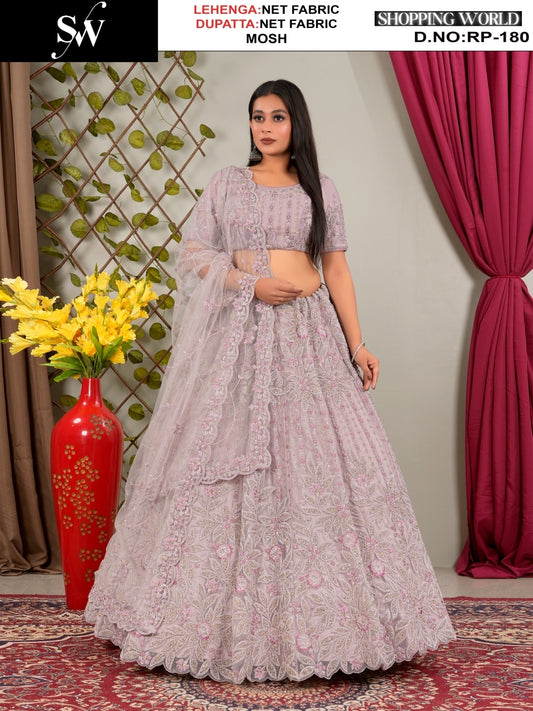 Lavishing Chiku Net Lehenga