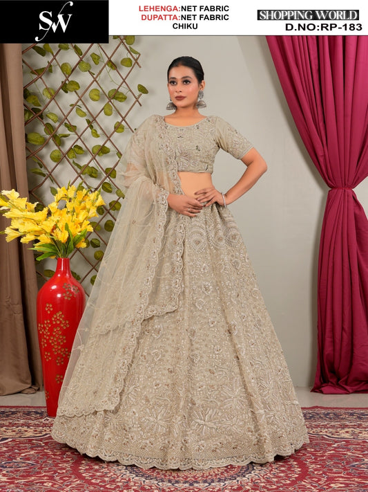 Pleasing purple Net Lehenga