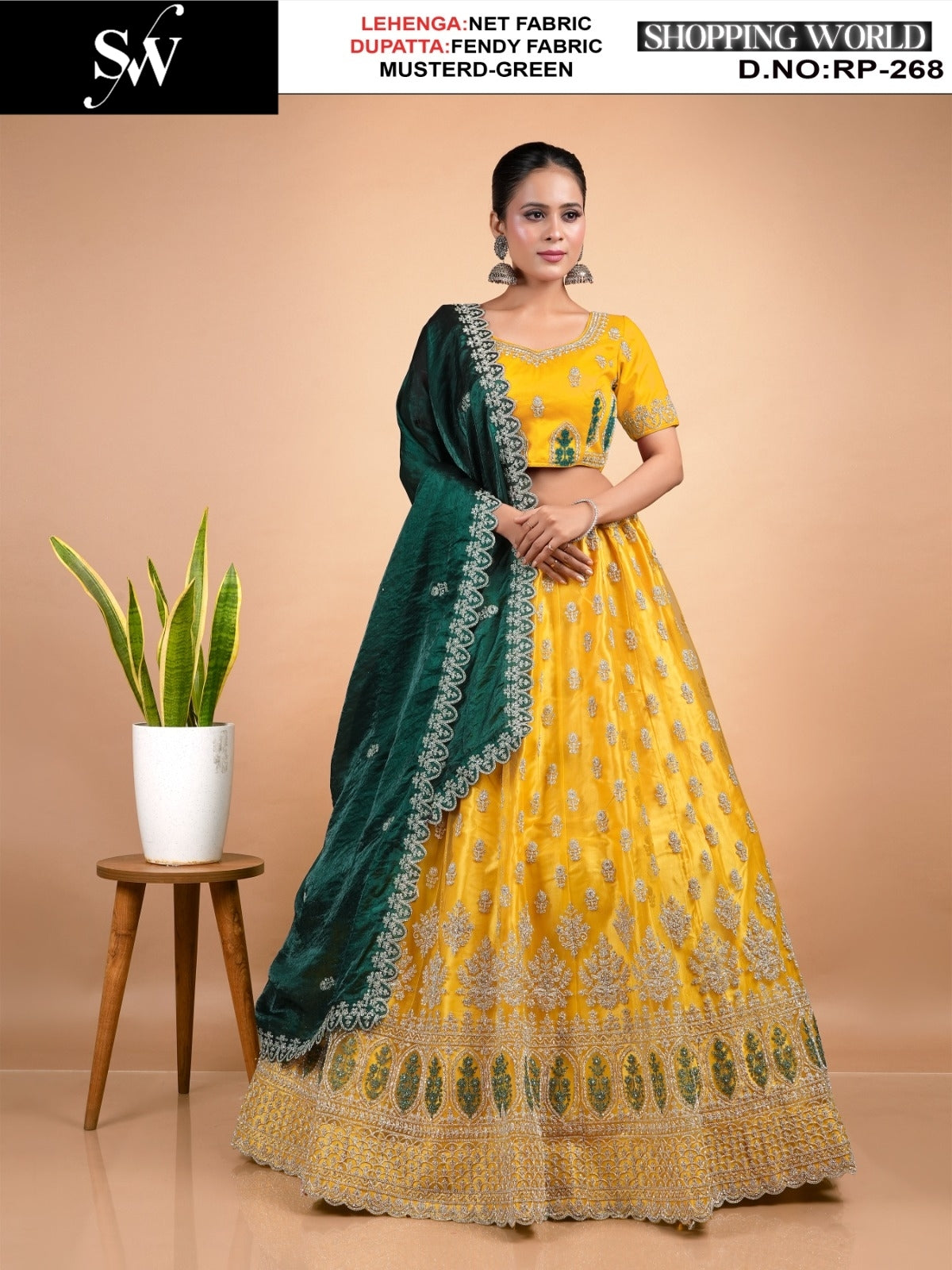 Charming White wine Net Lehenga