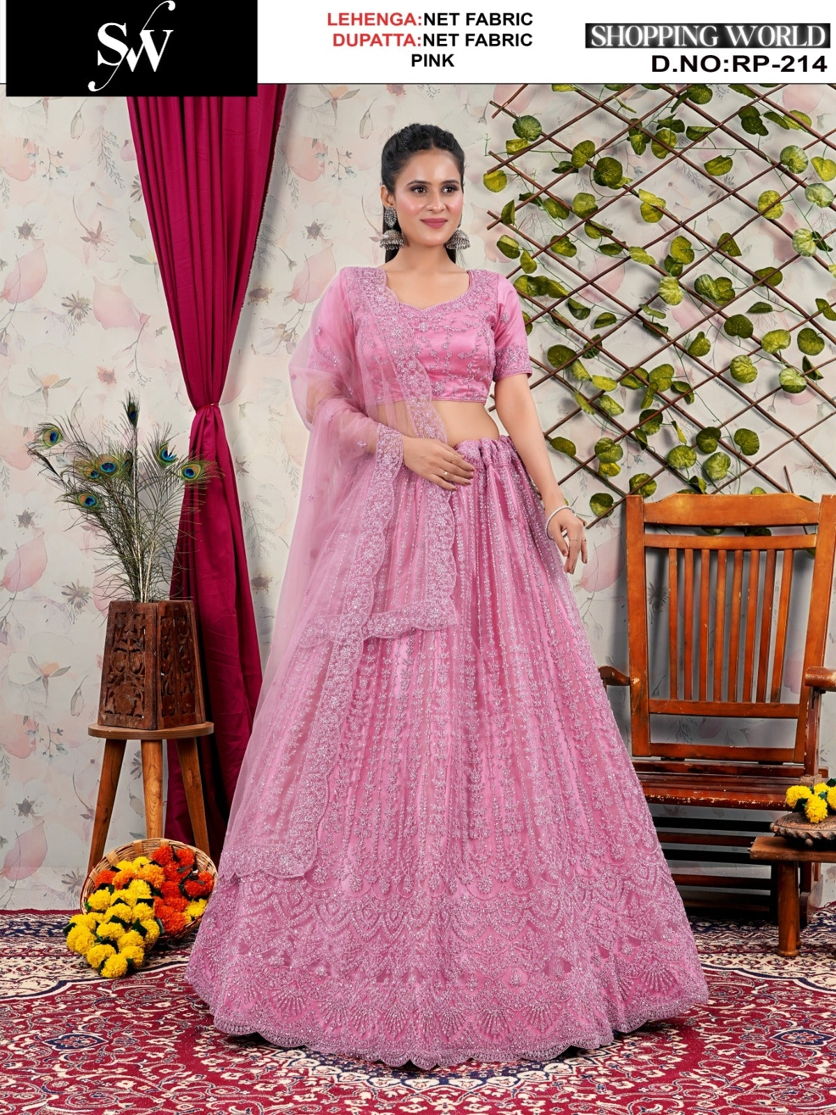 Stunning sea green Net Lehenga