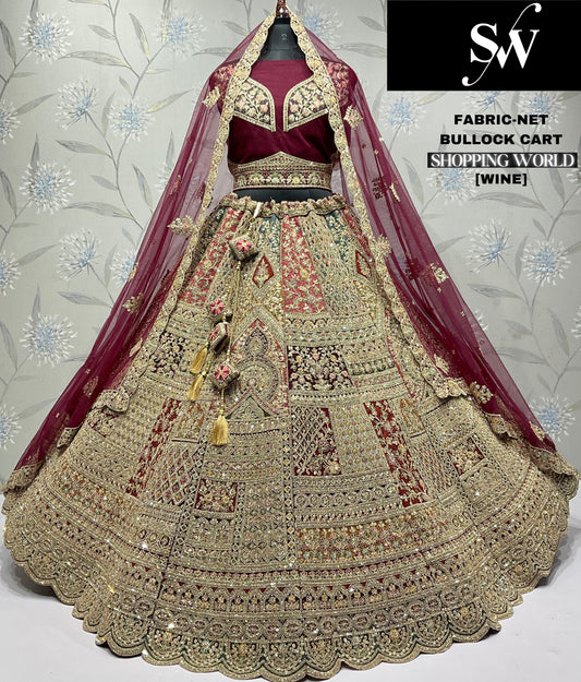 Engaging Chiku net Lehenga