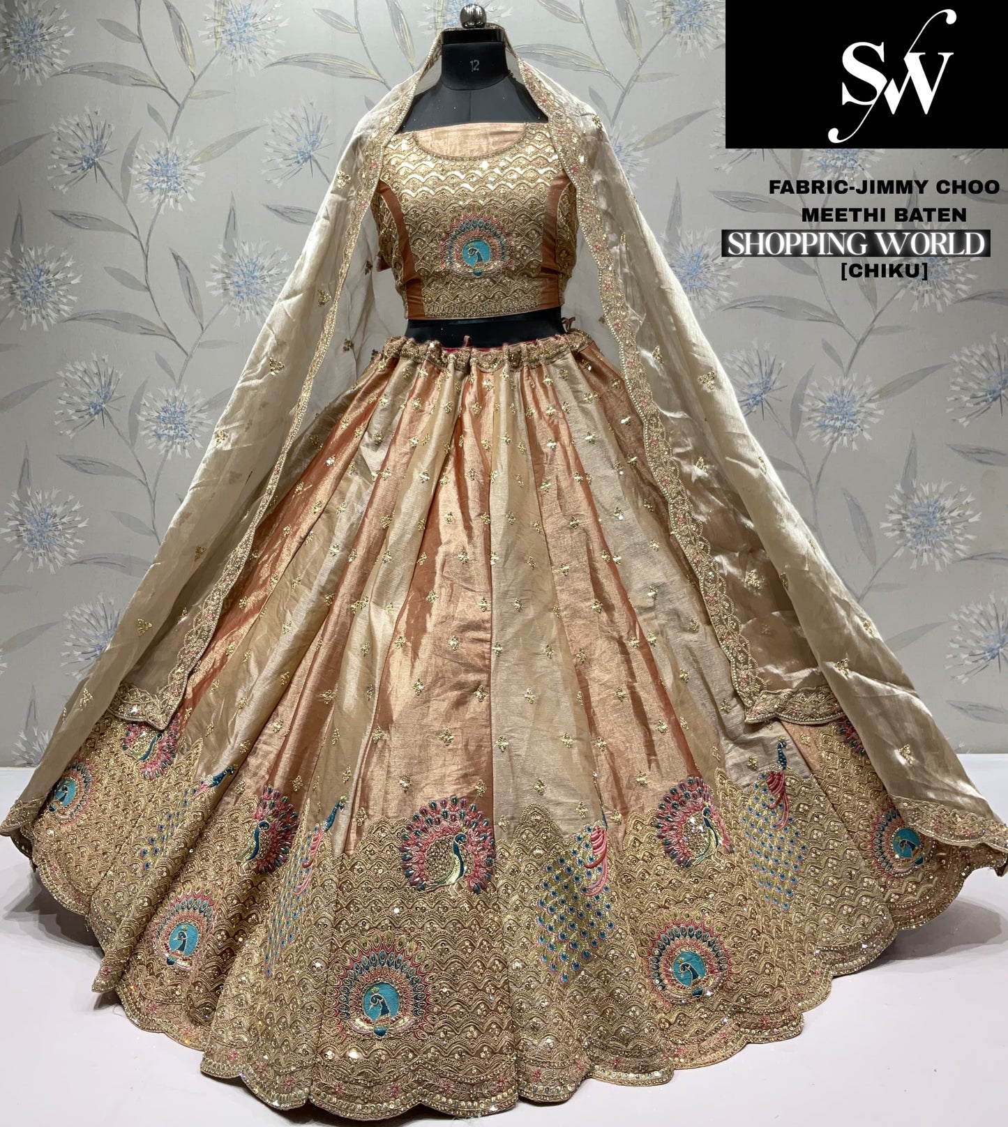 Lavishing pink Jimmy Choo Lehenga