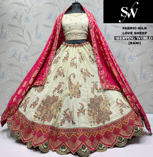 Lovely red Silk Lehenga