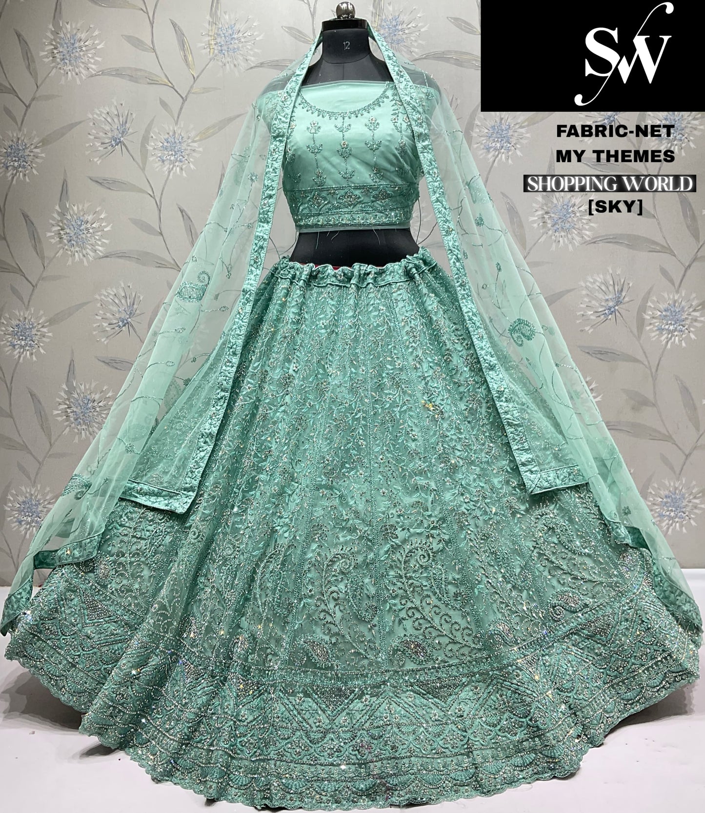 Lovely pink net Lehenga