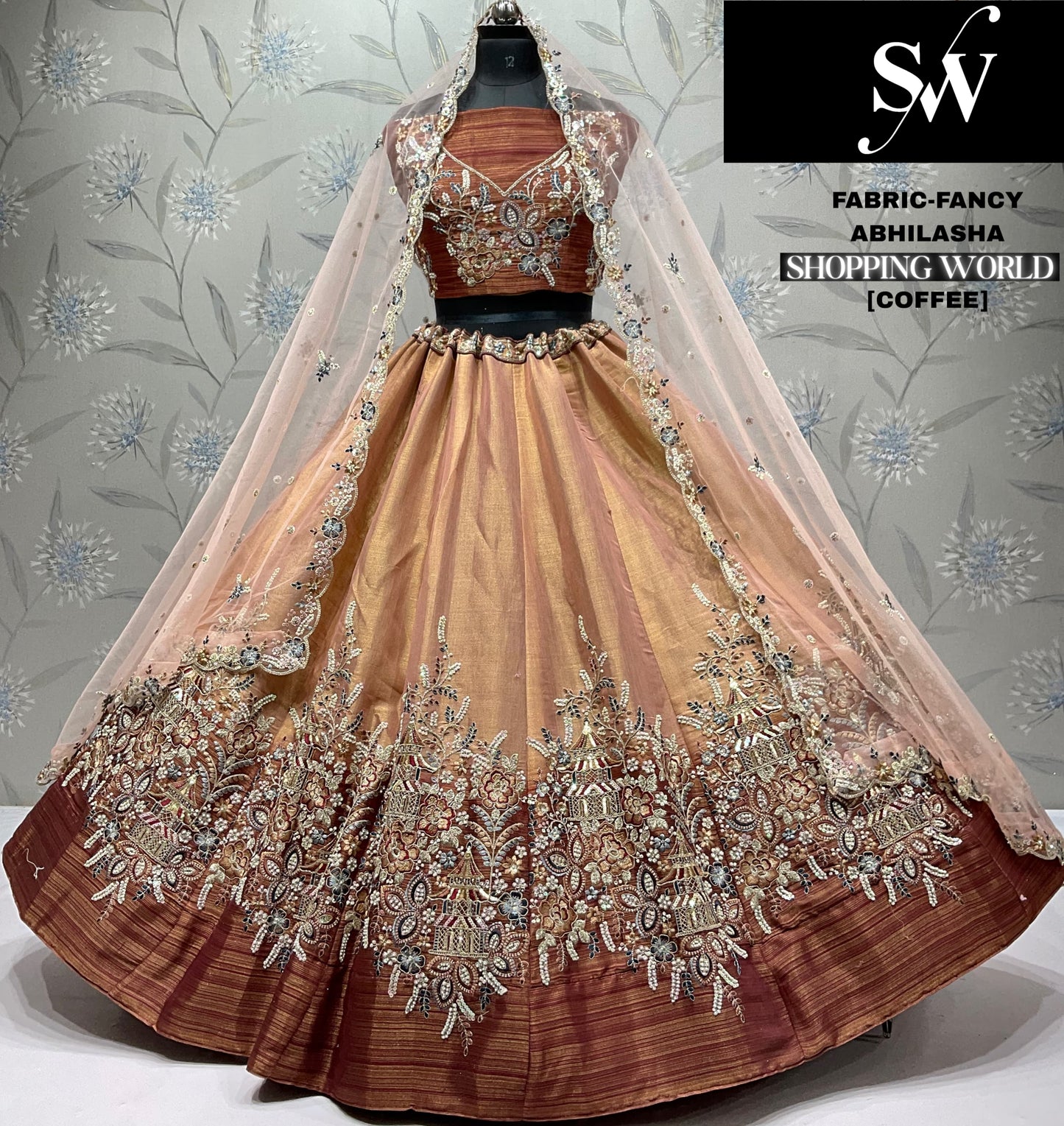 Charming Lavender double shade Fancy Lehenga