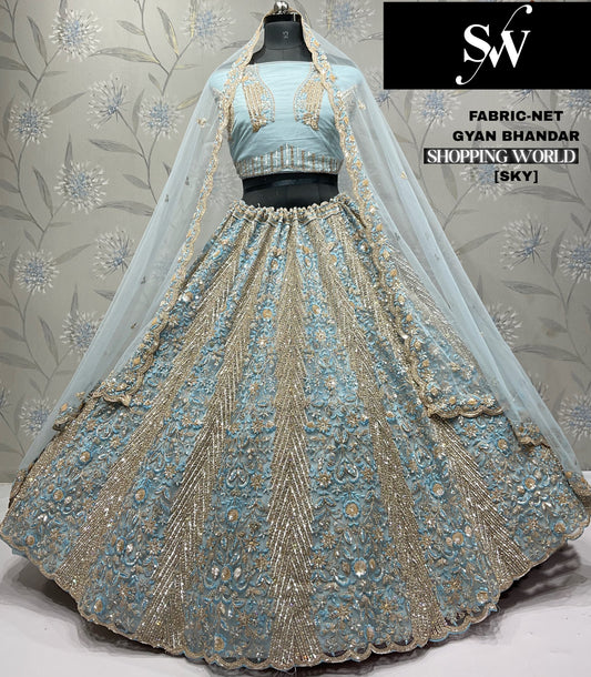 Tremendous pink Net Lehenga