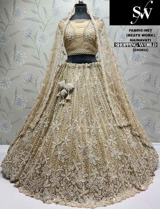 Pretty Sky blue Net Lehenga