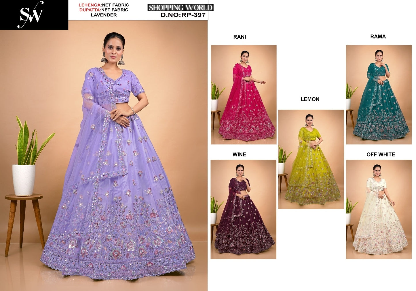 Lavishing Lavender Net Lehenga