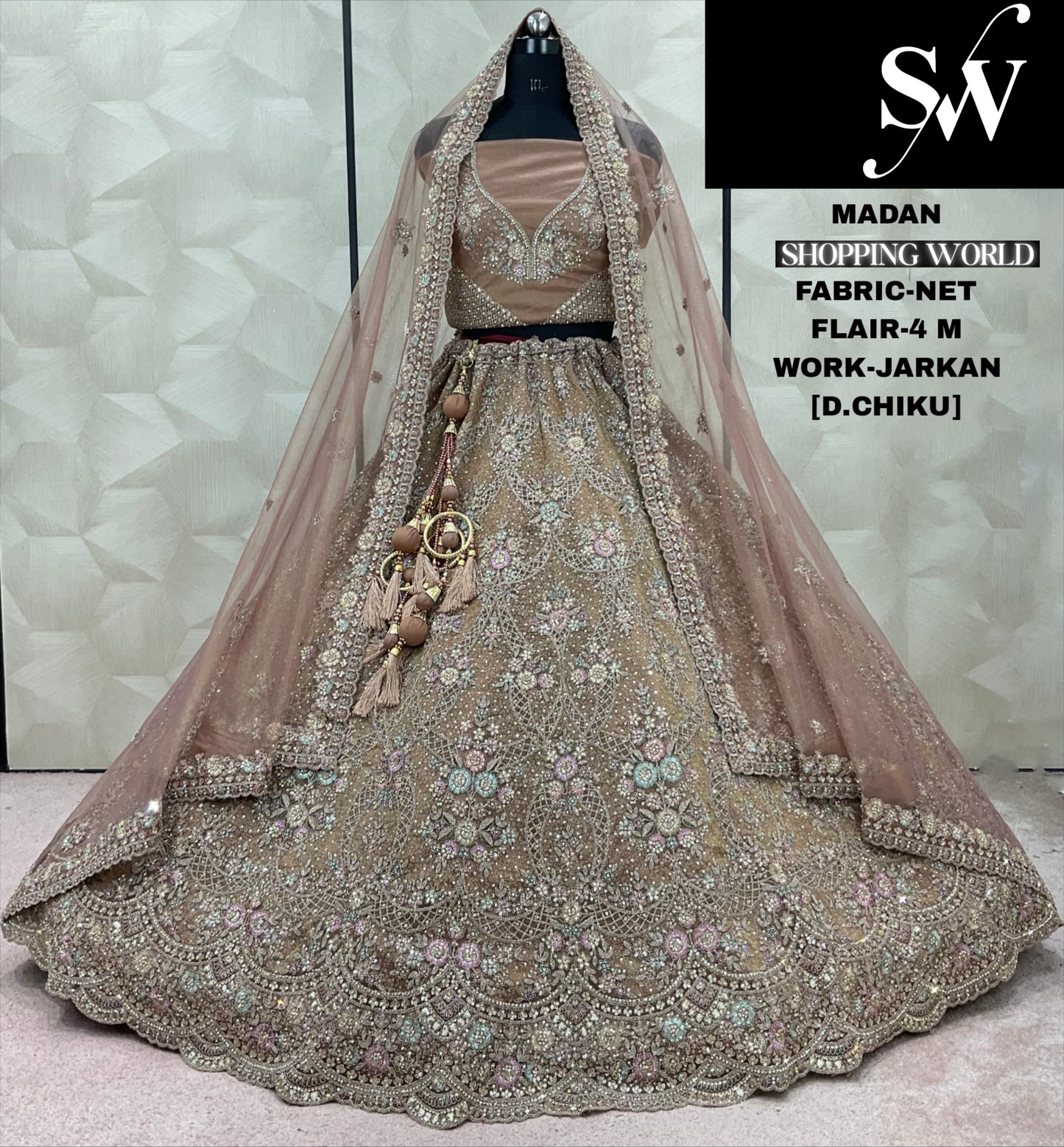 Pretty Onion pink Net Lehenga