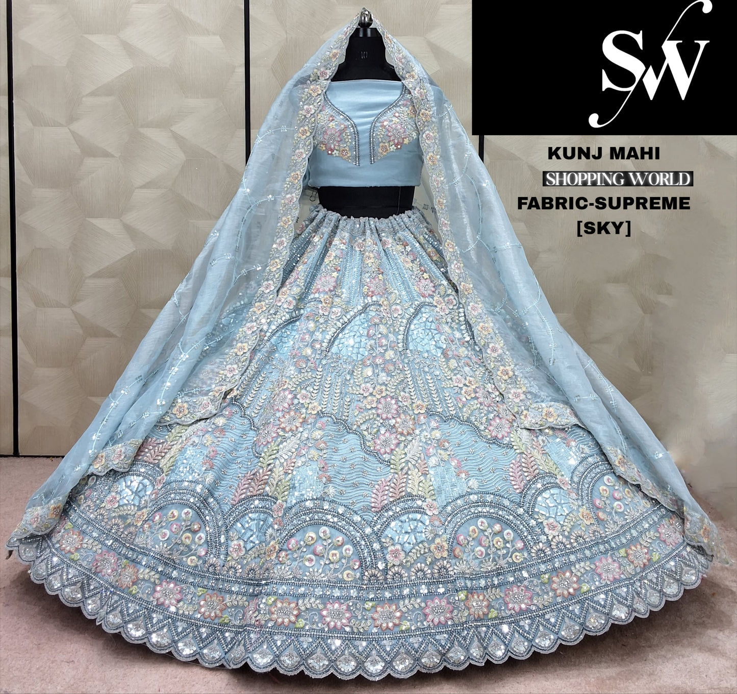 Something different pink Supreme Lehenga