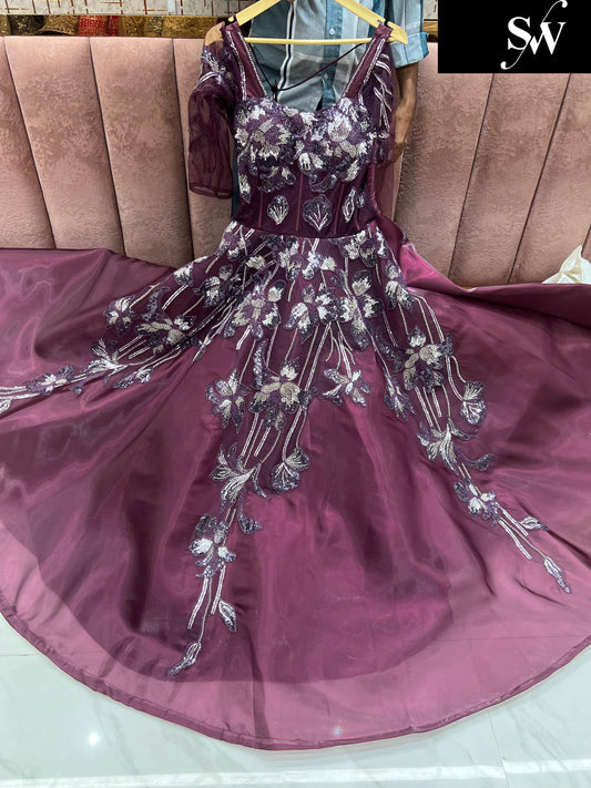 Fabulous purple gown