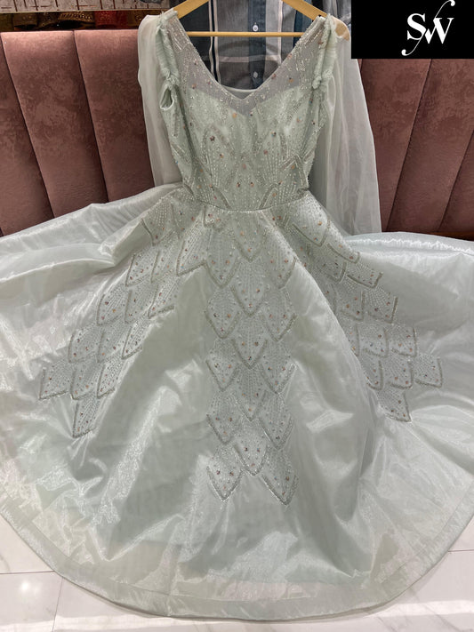 Astonishing white gown