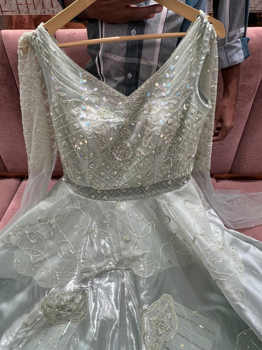 Majestic Sky blue gown