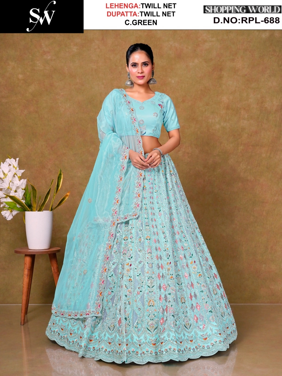 Delightful pink Twill Net Lehenga