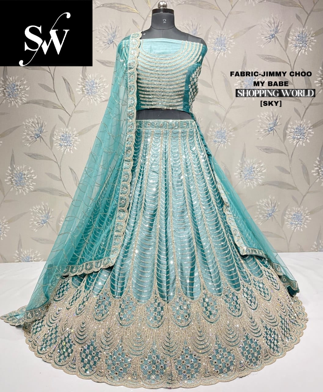 Tremendous pink jimmy Choo Lehenga