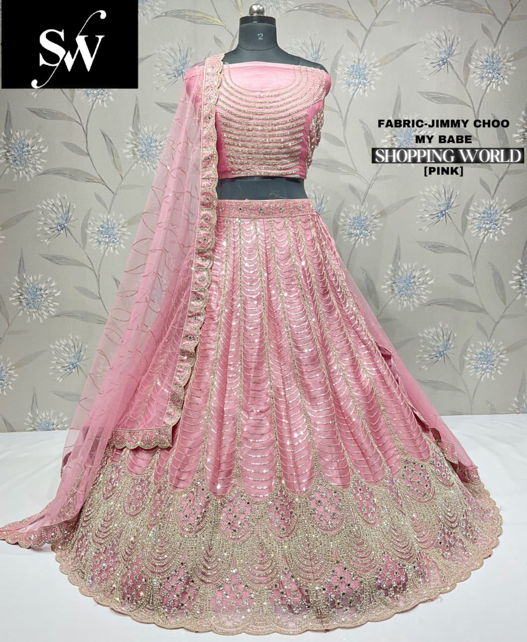 Good looking Lavender jimmy Choo Lehenga