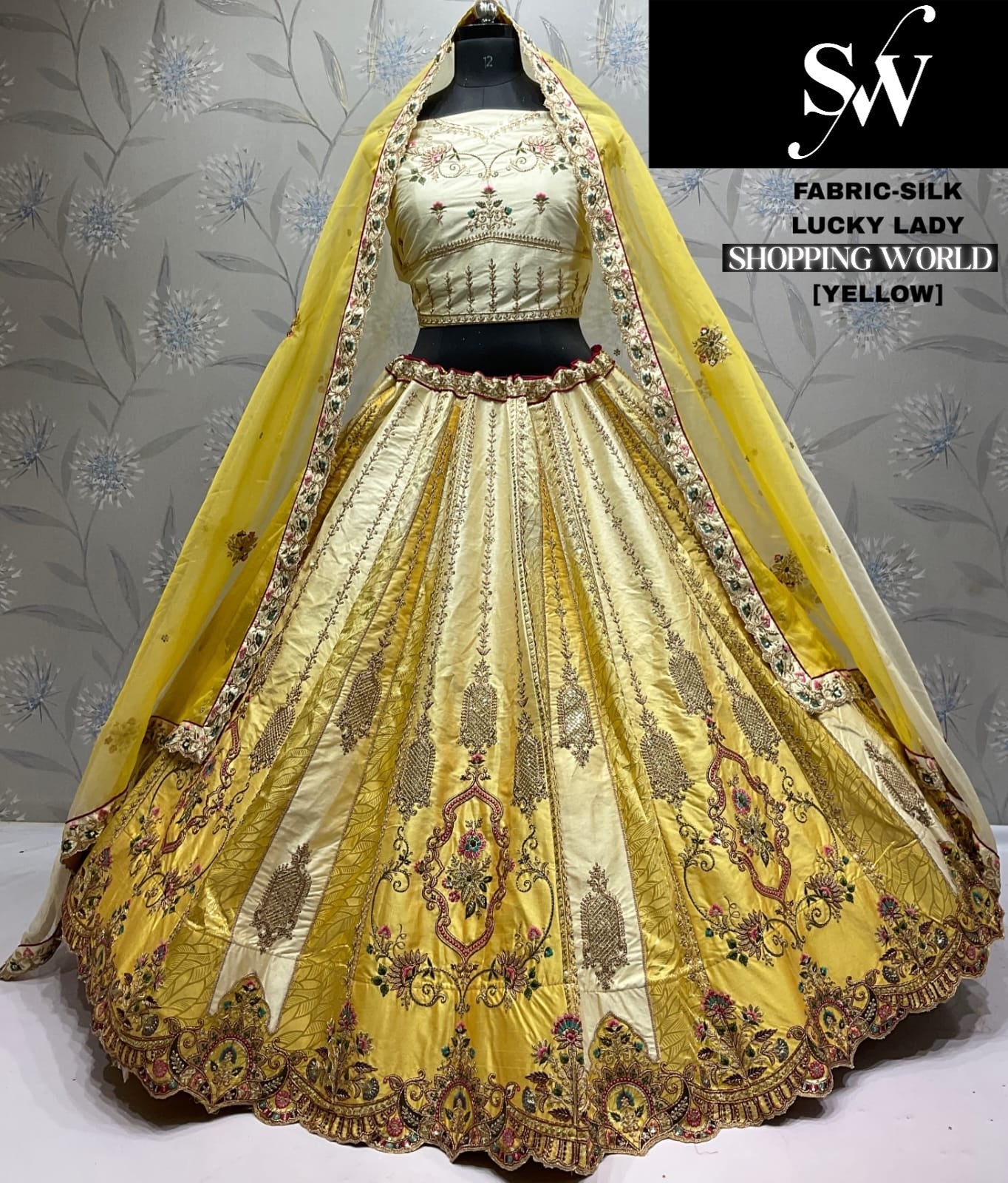 Engaging pink Silk Lehenga