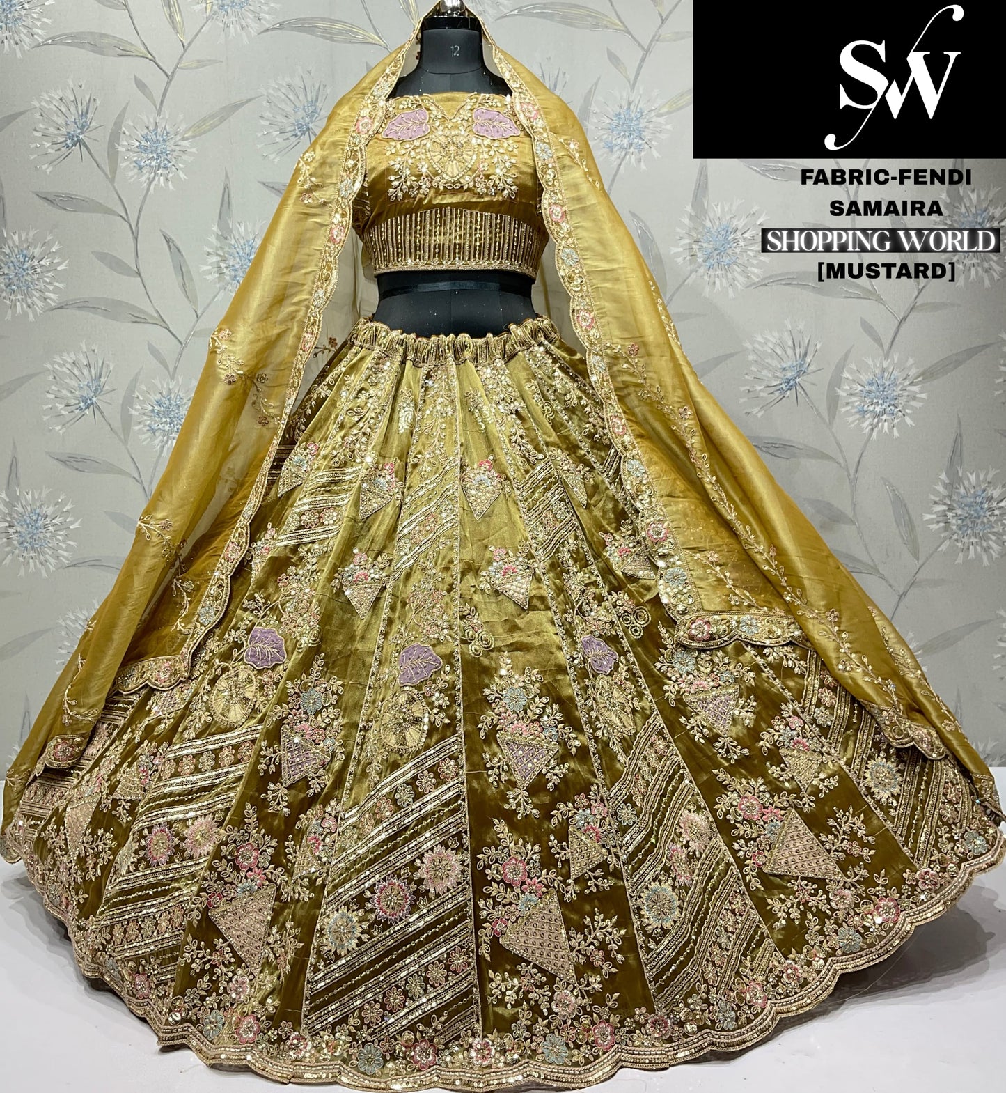 Something different Fendi peach Lehenga