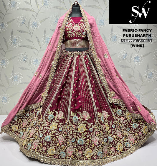 Lovely Rama green Fancy Lehenga