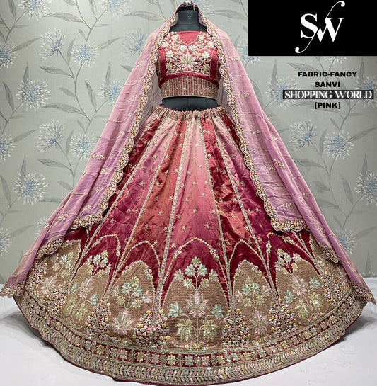 Delightful Purple Fancy Lehenga