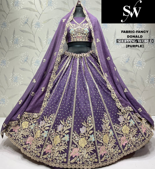 Embellished pink Fancy Lehenga