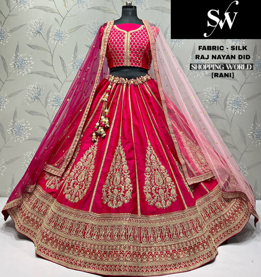 Fabulous red Silk Lehenga