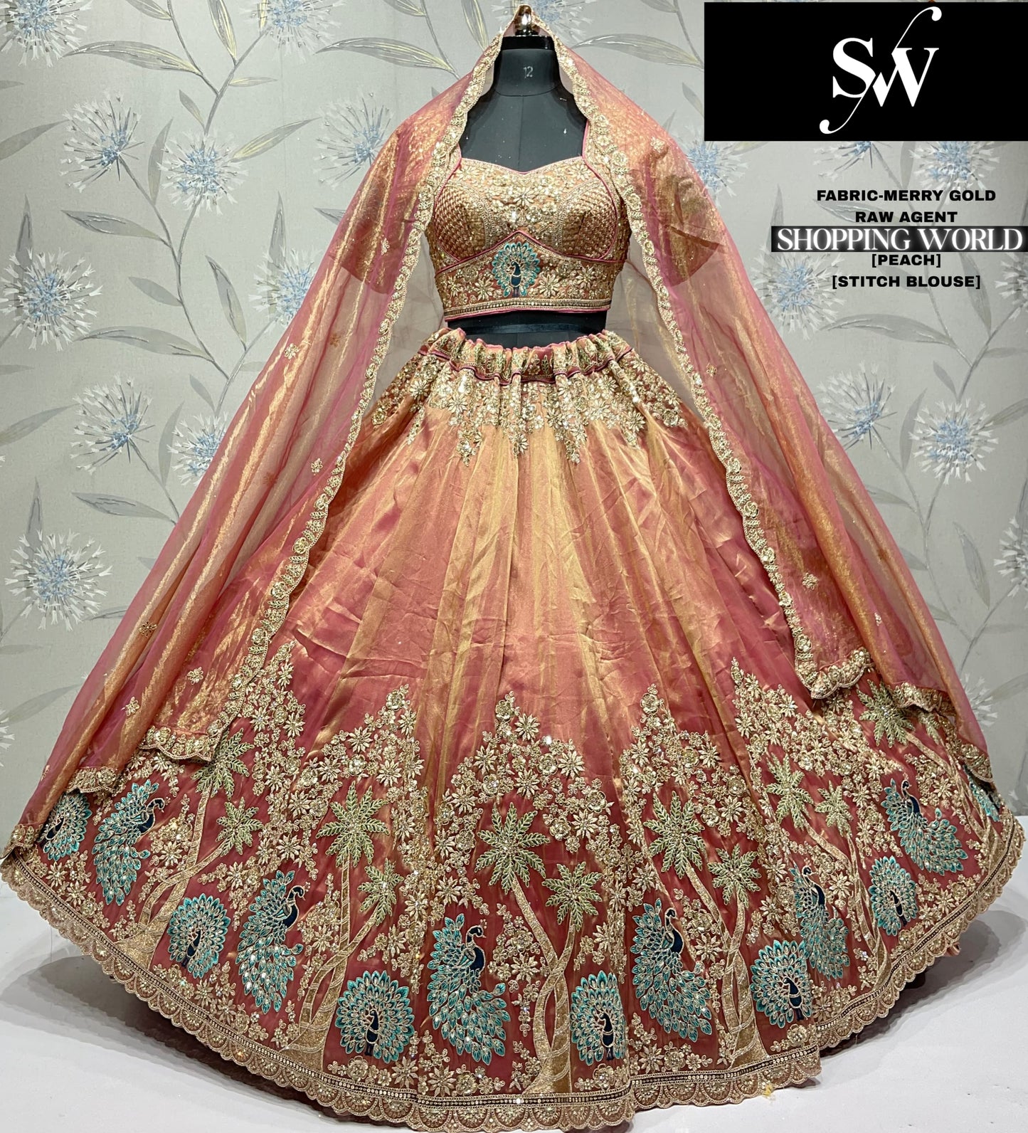 Attractive yellow Merry gold Lehenga